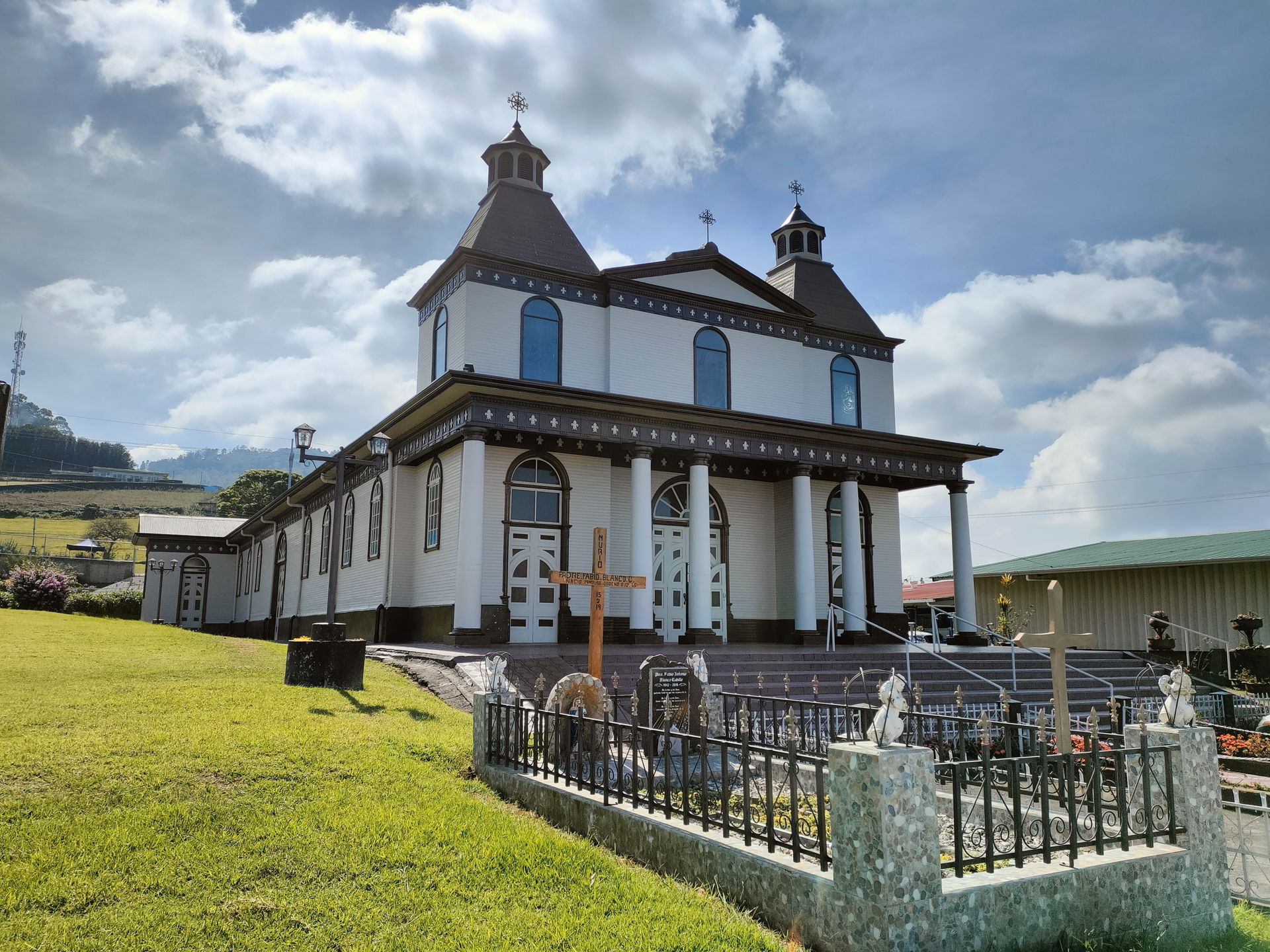 Our Lady of the Rosary Church, in Laguna of Zarcero, Costa Rica…