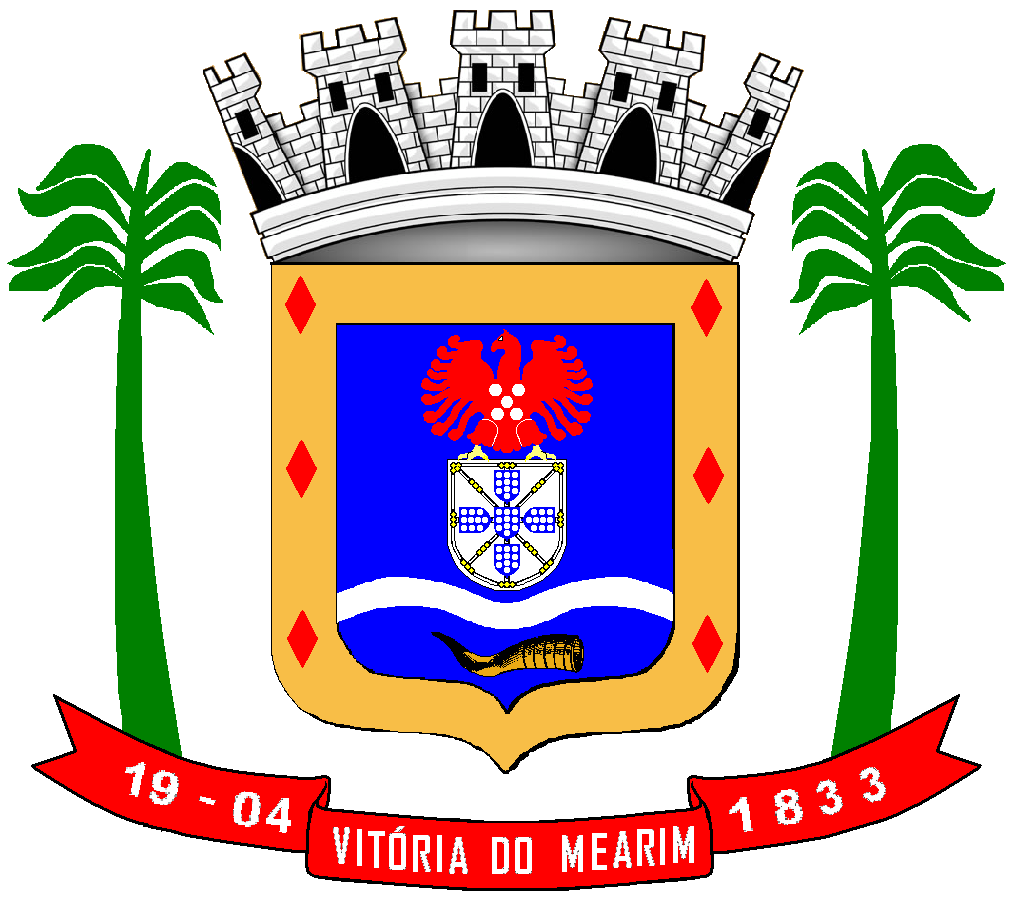 Brasão do município de Vitória do Mearim, estado do Maranhão, B…