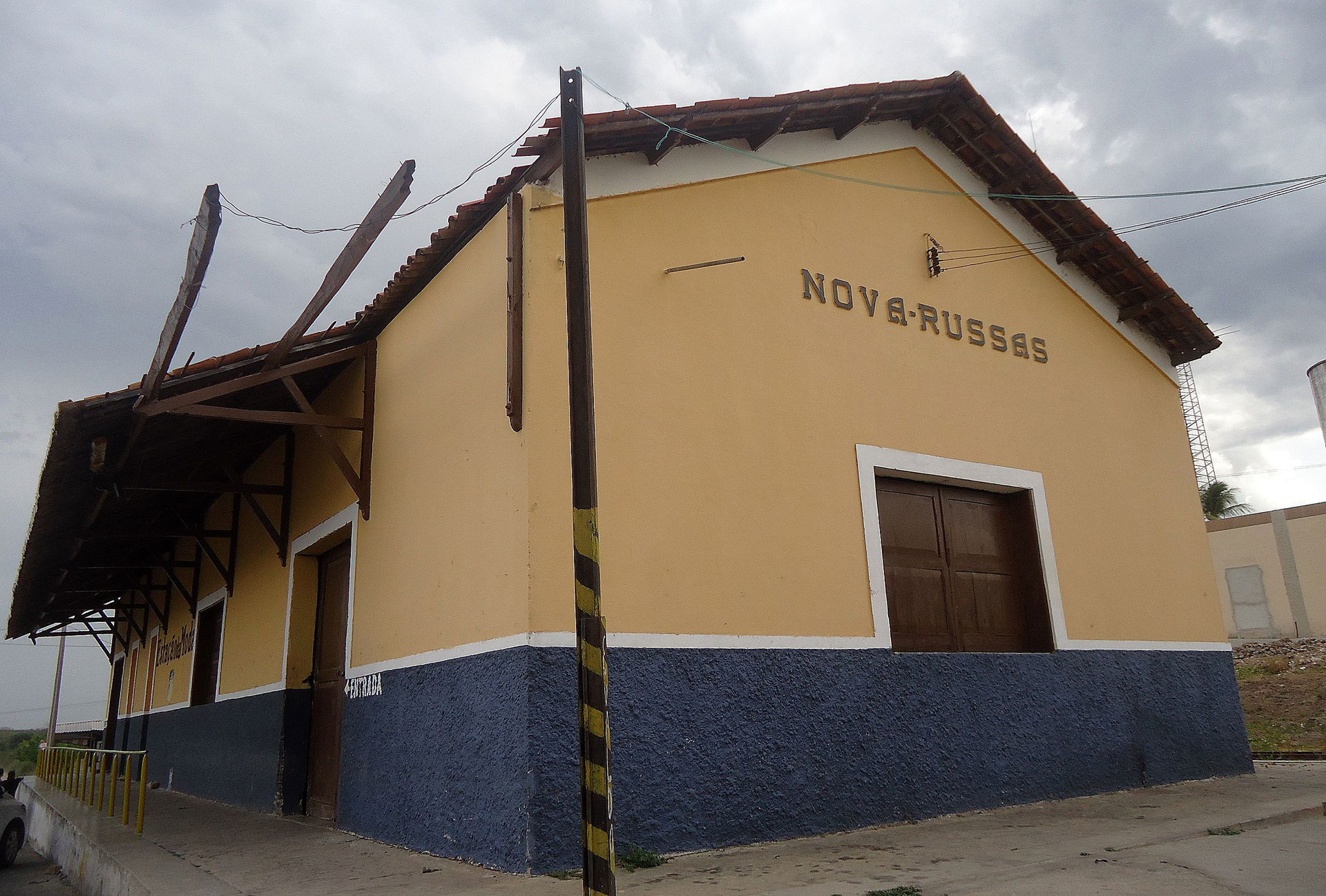Bem ferroviário valorado/tombado pelo IPHAN na cidade de Nova R…