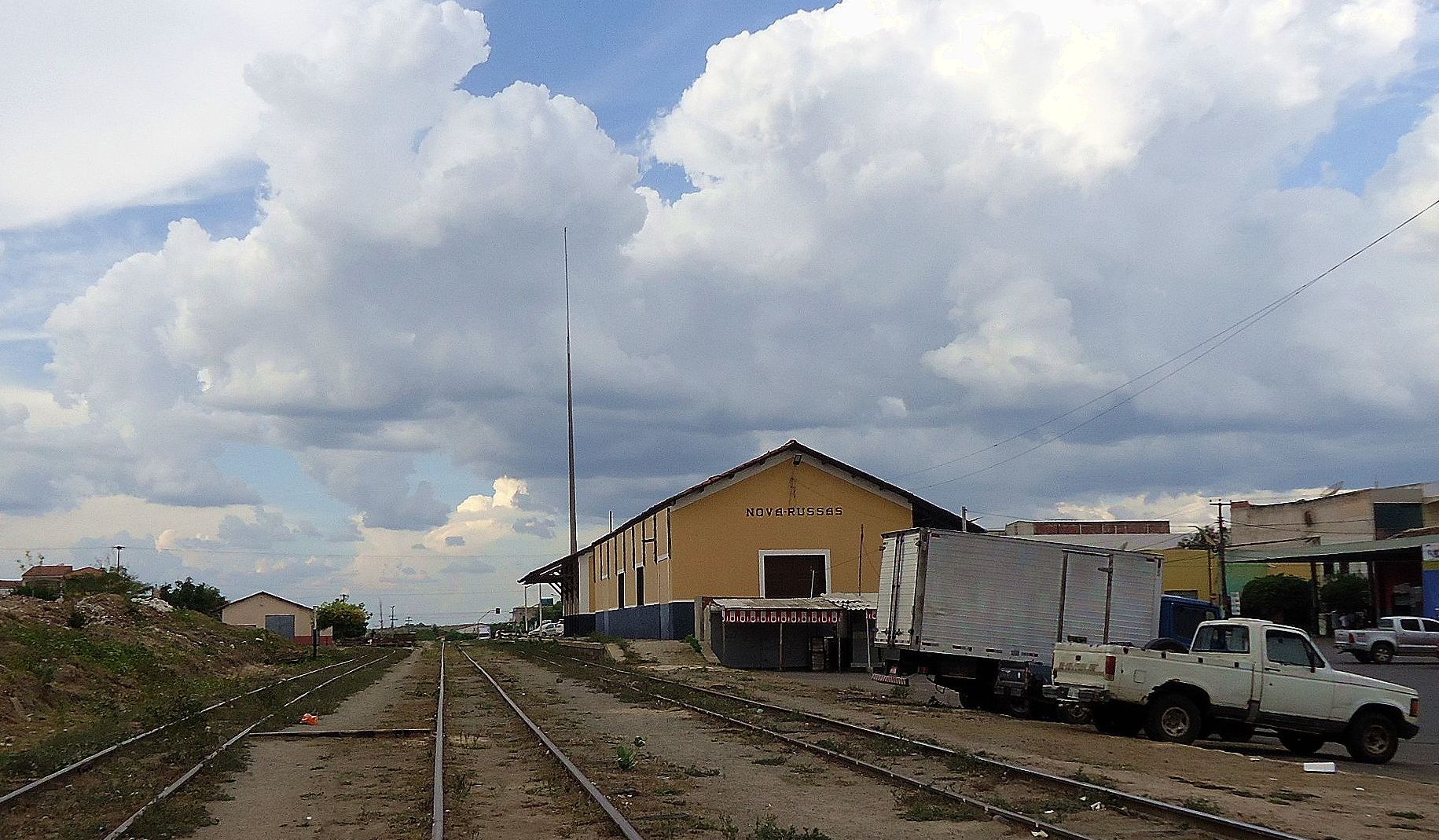 Bem ferroviário valorado/tombado pelo IPHAN na cidade de Nova R…
