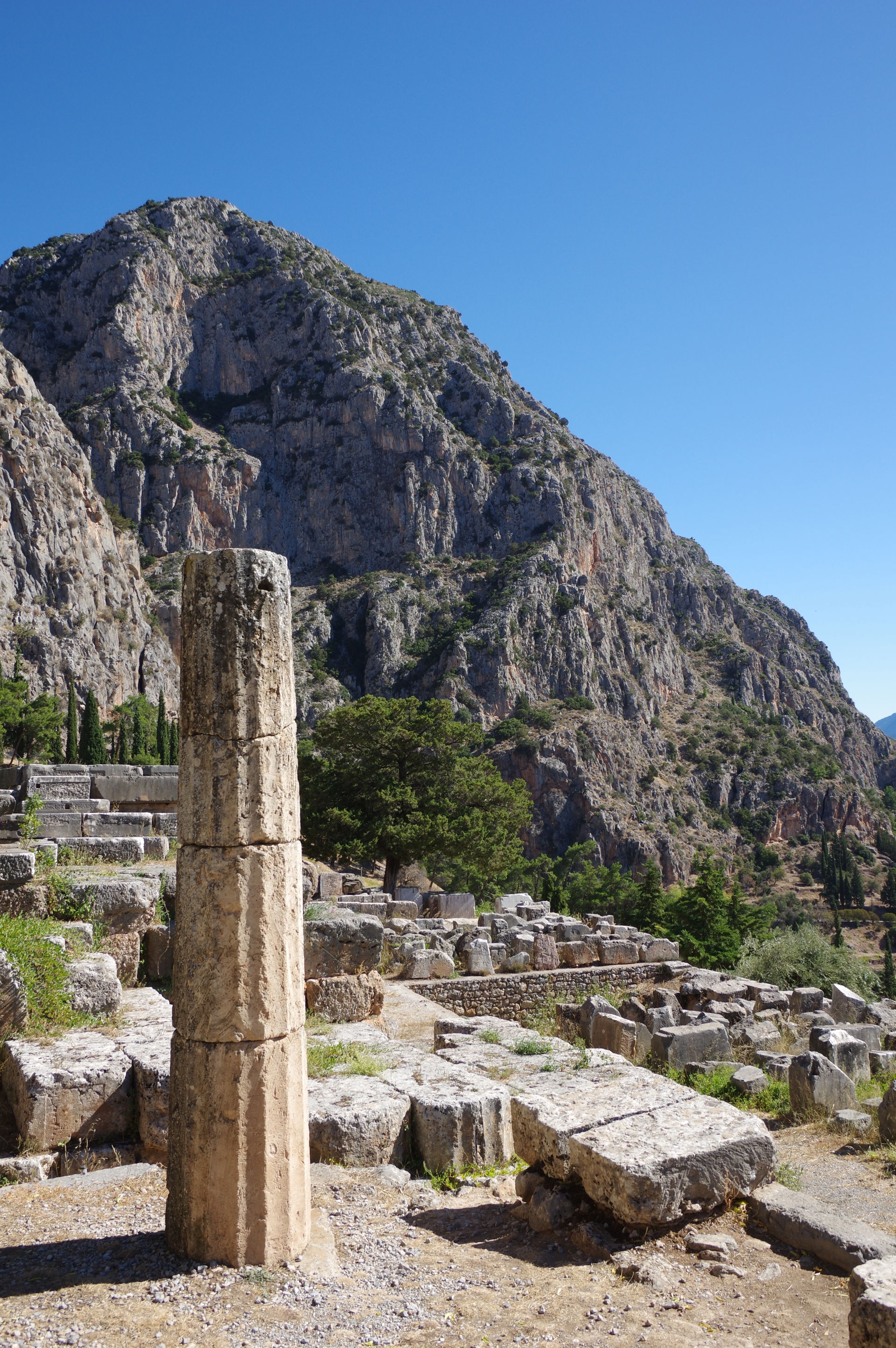 Greece, Delphi, Temple of Apollo