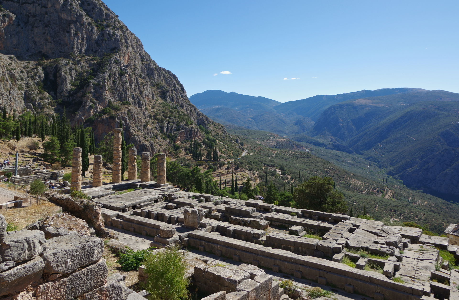 Greece, Delphi, Temple of Apollo