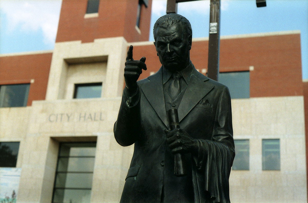 John Diefenbaker Statue, Prince Albert, Saskatchewan, Canada