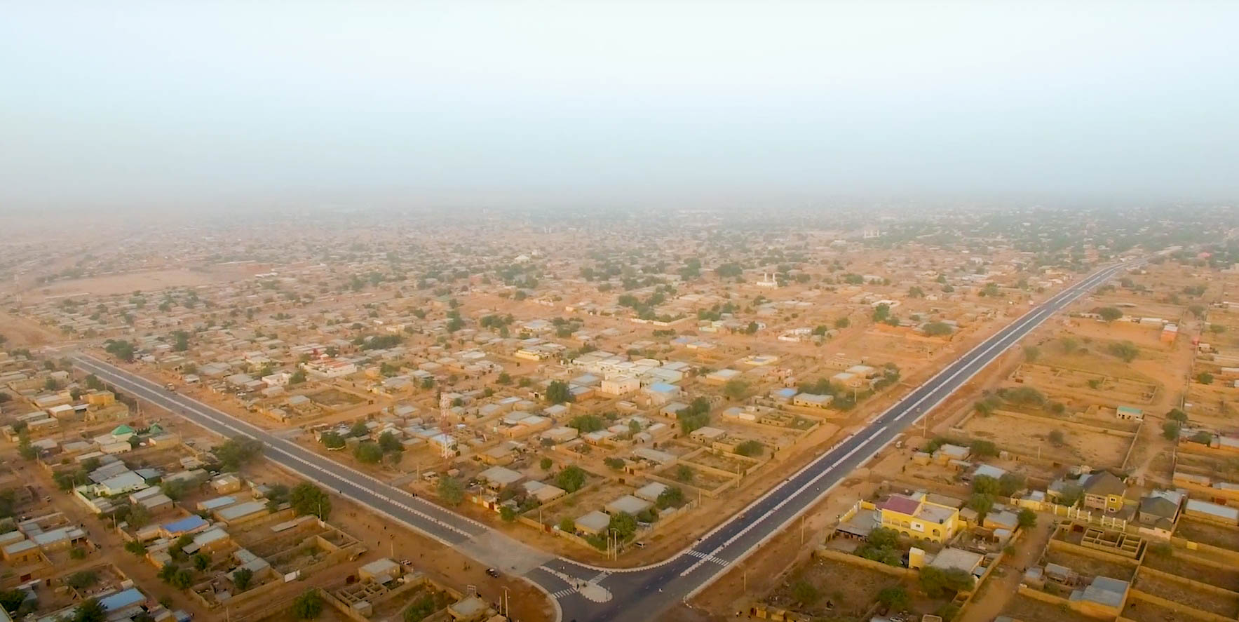 Ville de Zinder vue du ciel