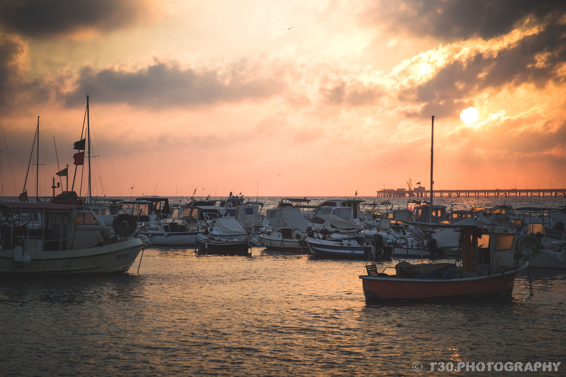 500px provided description: sunset at the harbor [#sunset ,#boa…
