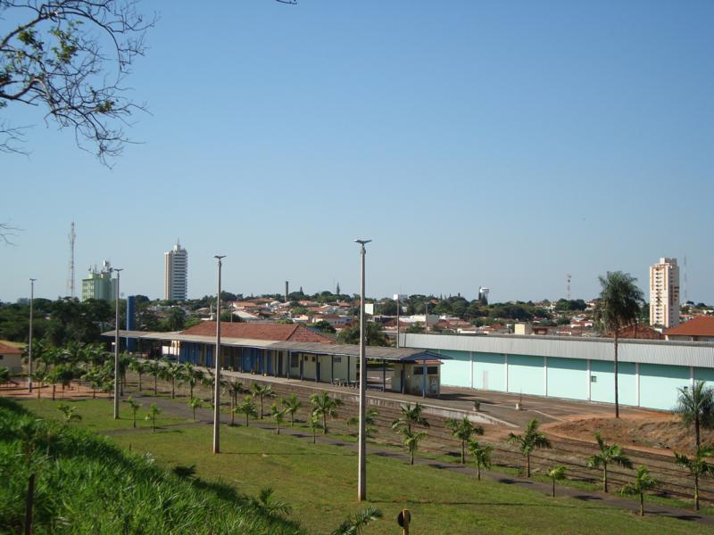 Vista da cidade de Osvaldo Cruz/SP