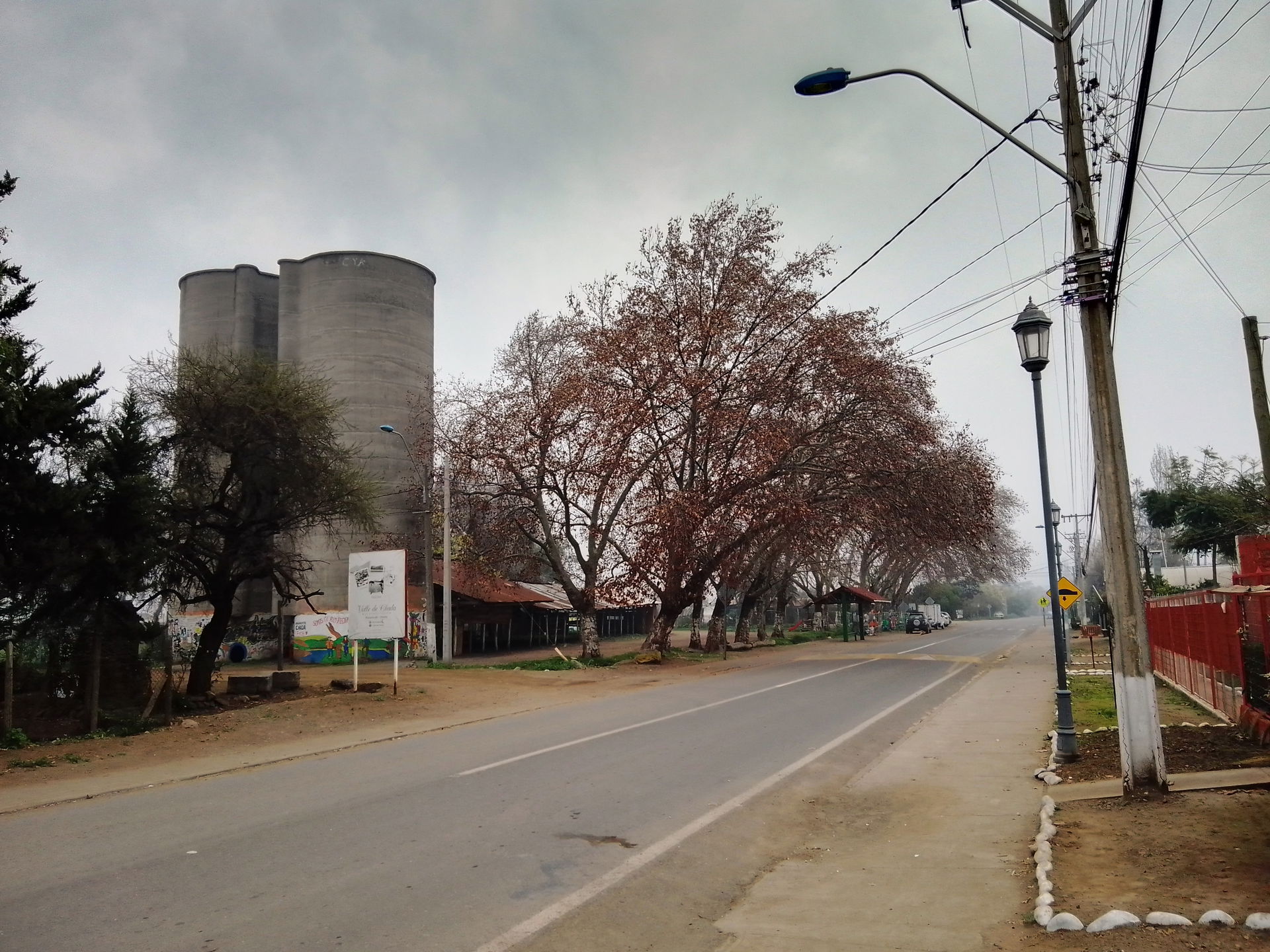 Vista de la calle La Romana, ubicada en la localidad chilena de…
