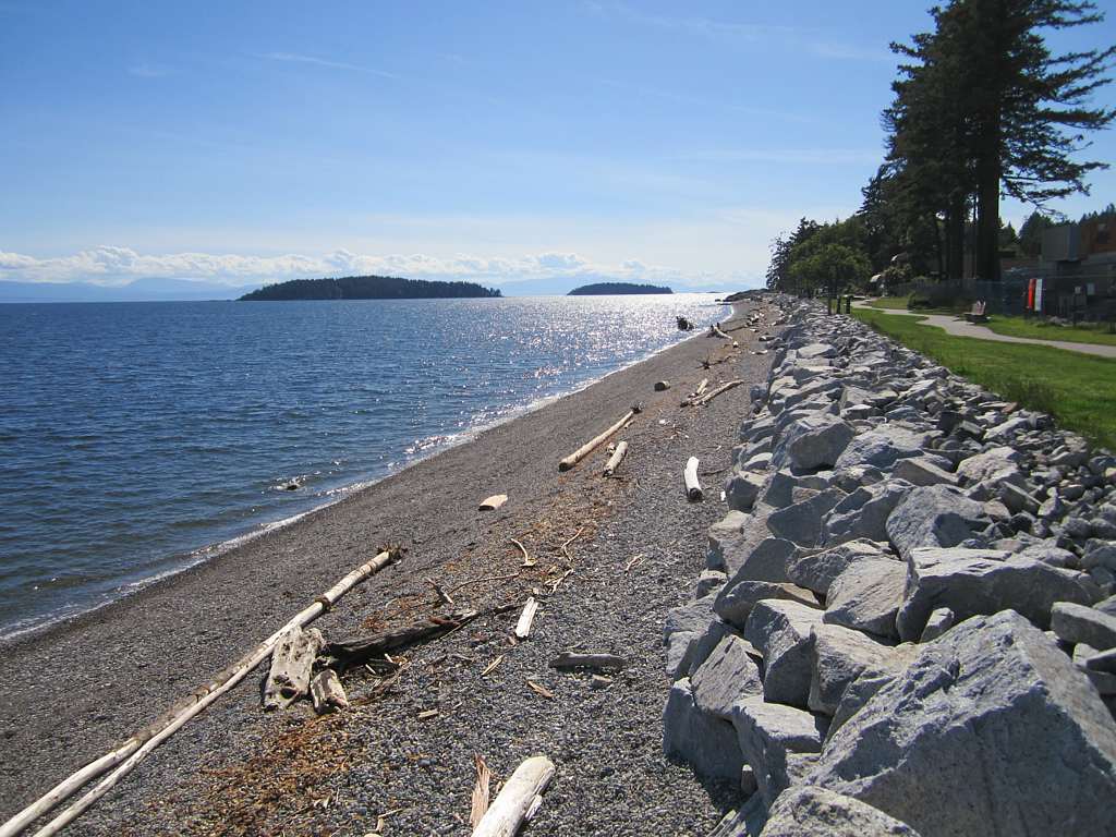 Sweeping views of the Strait of Georgia are obtained from this …