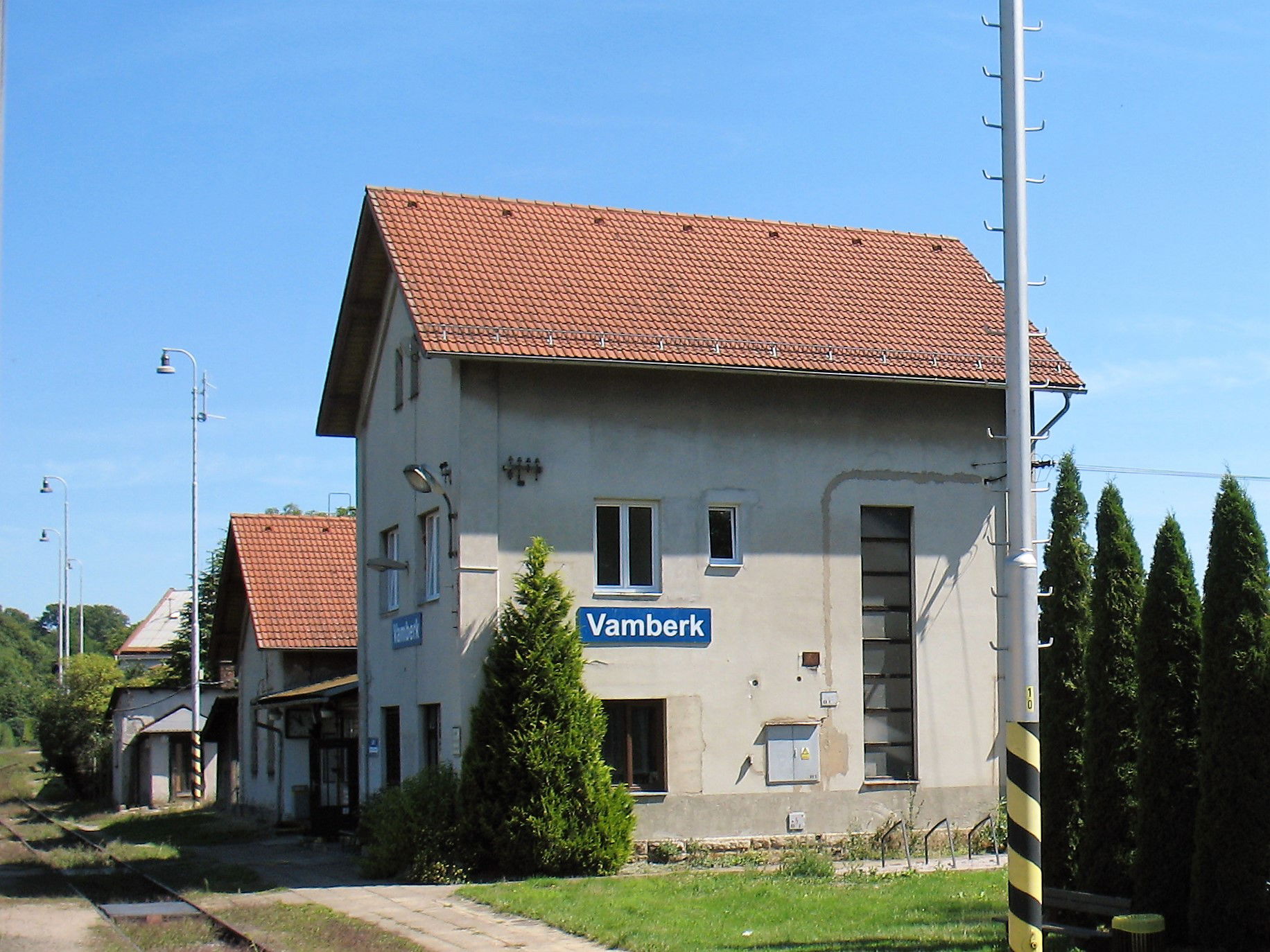 Train station Vamberk, Czech Republic
