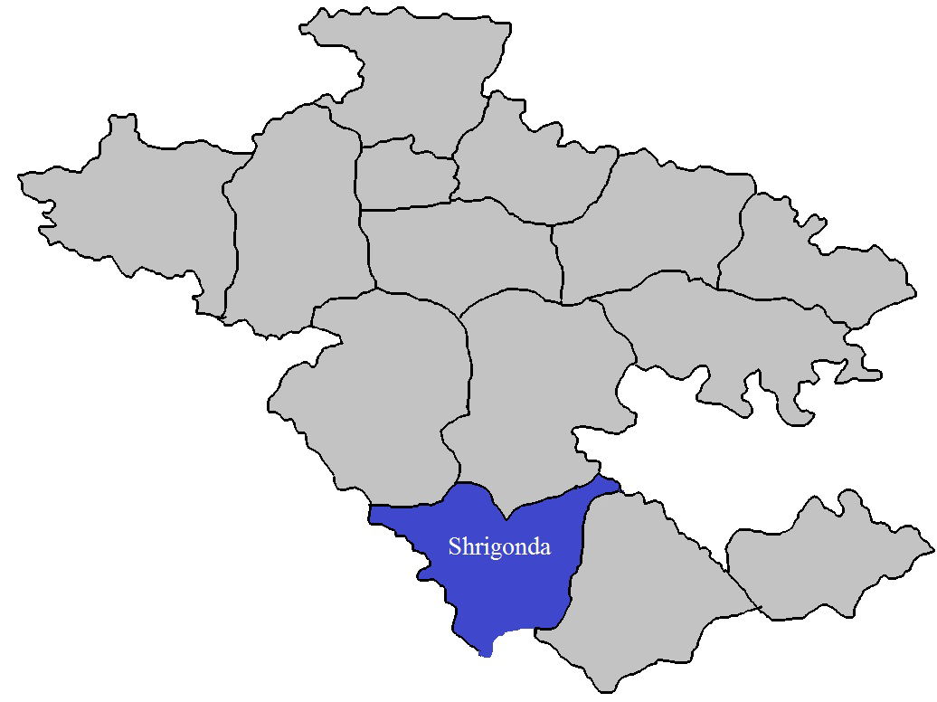 Shrigonda Tehsil in Ahmednagar District