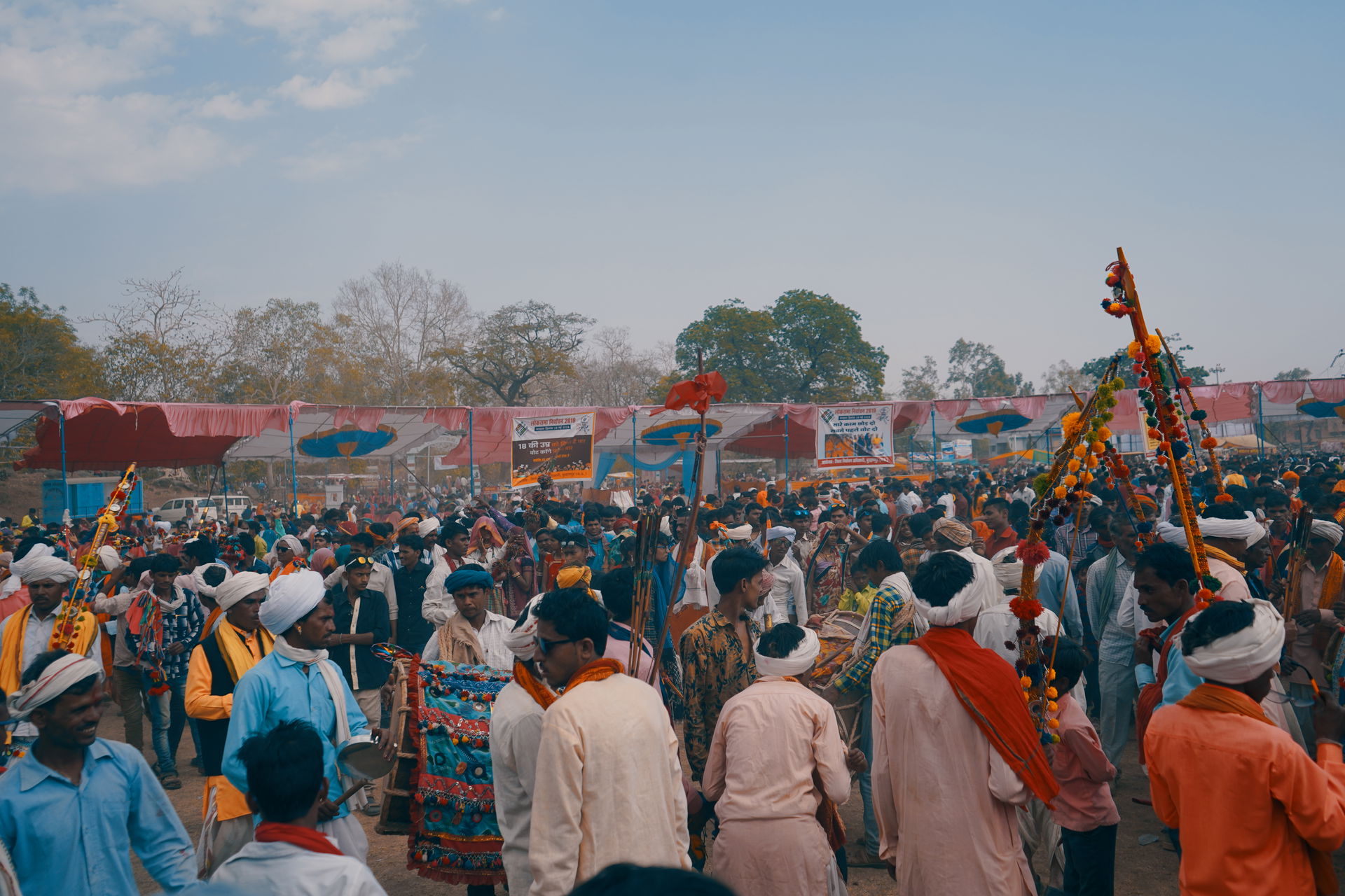 Bhagoria Haat Festival at Nepanagar of Madhya Pradesh state, in…