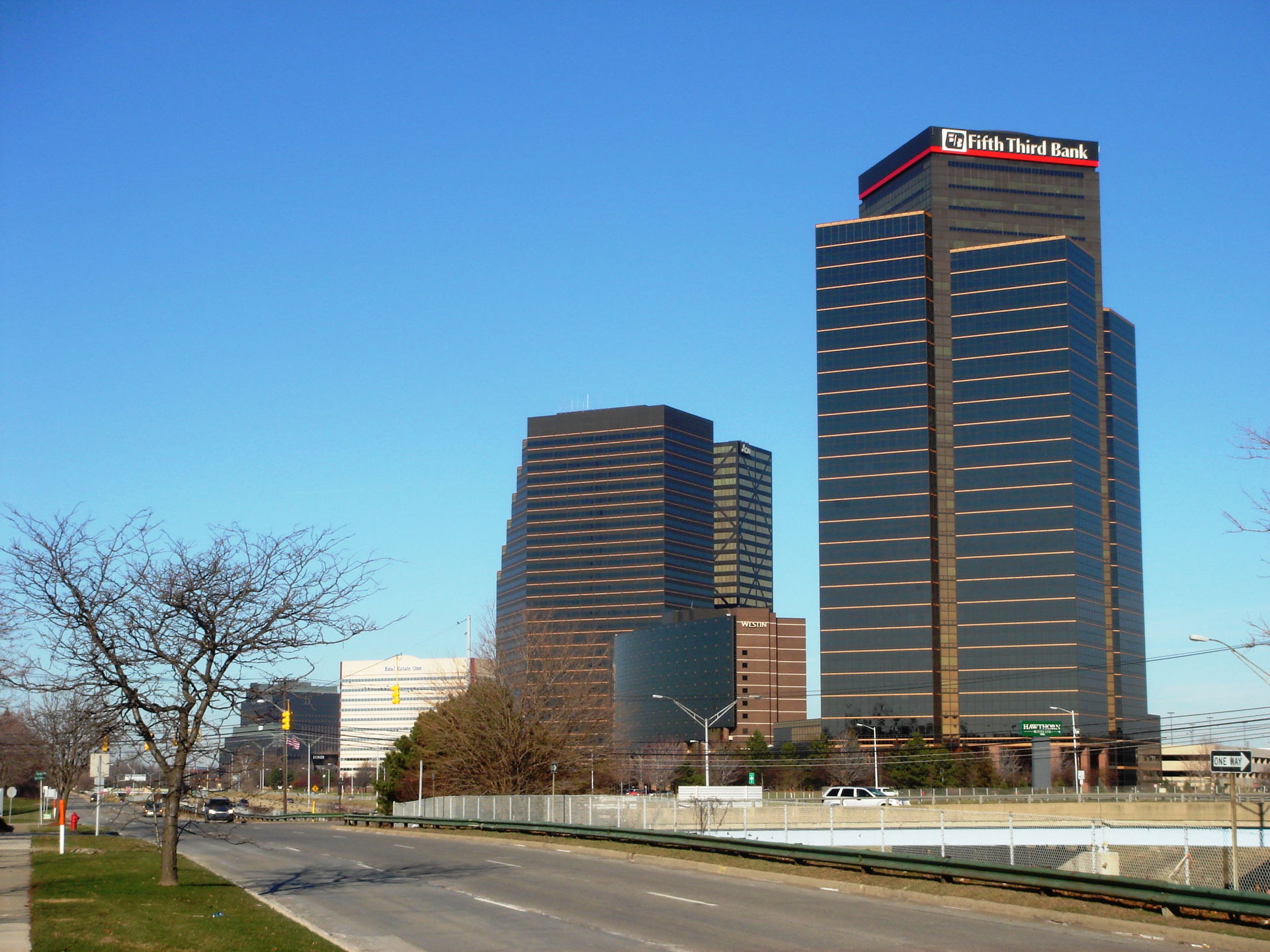 Southfield Town Center, Southfield, Michigan, taken from the so…