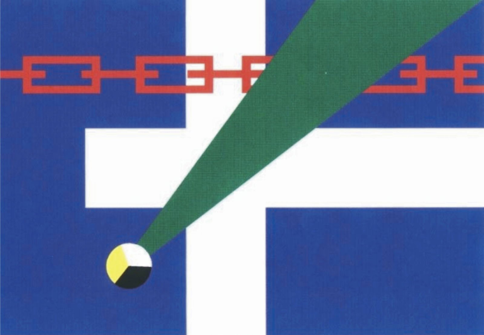 Flag of Santa Fé do Sul, São Paulo state, Brazil