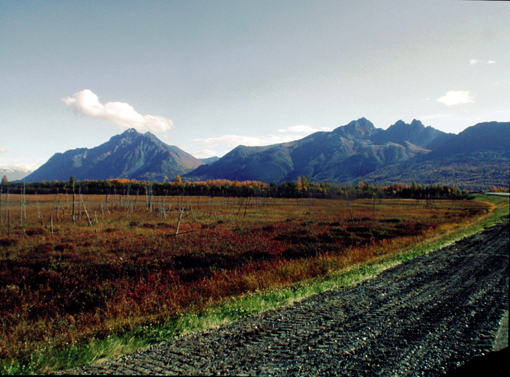 This is the view as you travel toward Anchorage, Alaska from Pa…
