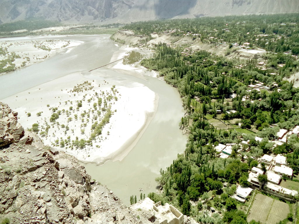 View of Skardu city