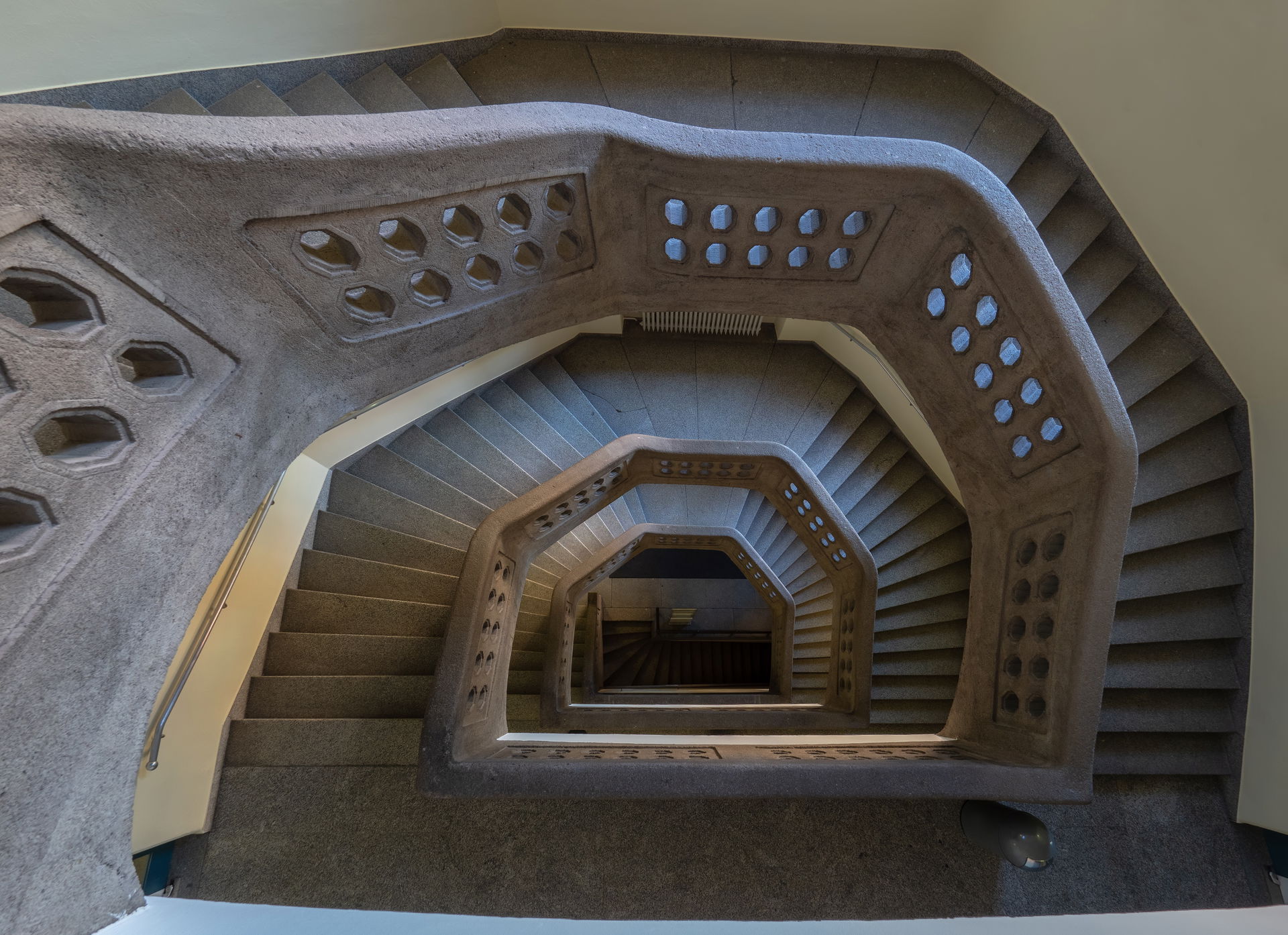Staircase of the Wilhelmspost in Bamberg, Bavaria