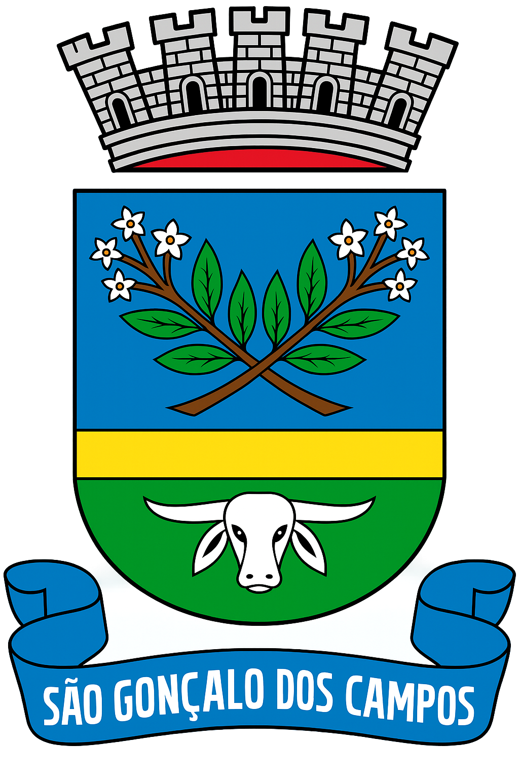 Brasão de armas de São Gonçalo dos campos - Bahia