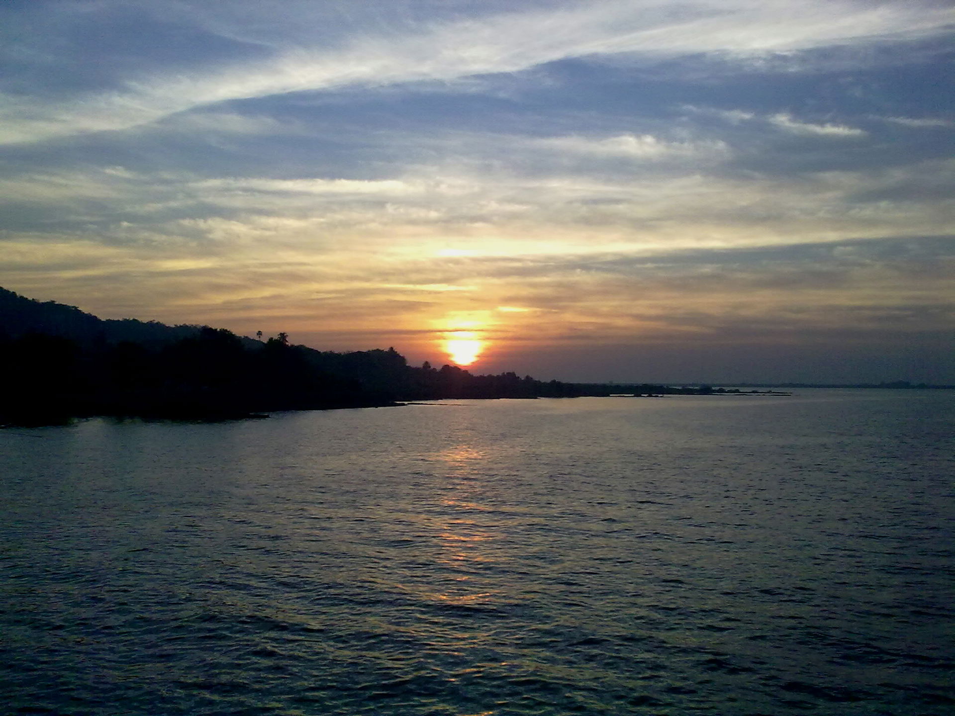 Beautiful shades of sunset @ Mora dhakka