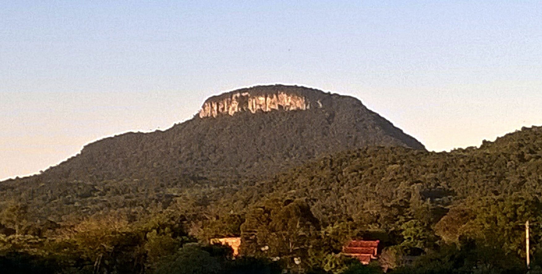 Cerro Botucaraí em Candelária, RS.