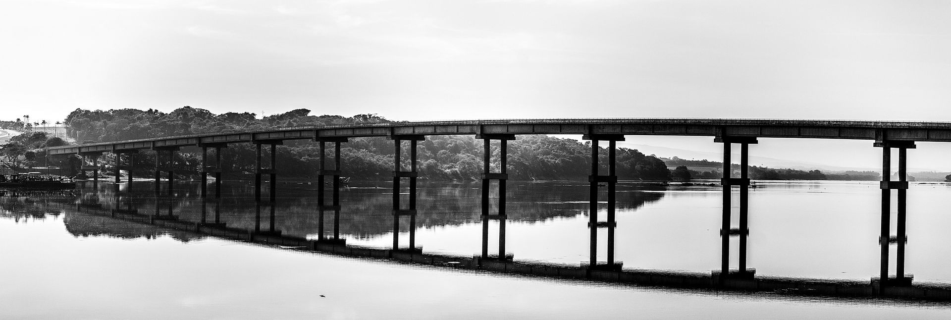 Bridge that connects the city of São João Batista do Glória to …