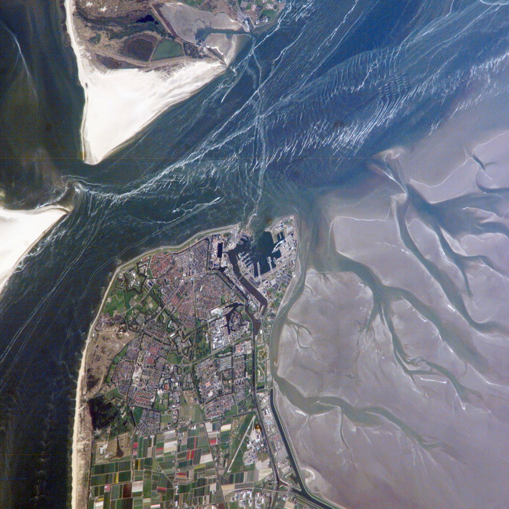 The Dutch city of Den Helder, the home port of the Dutch Royal …