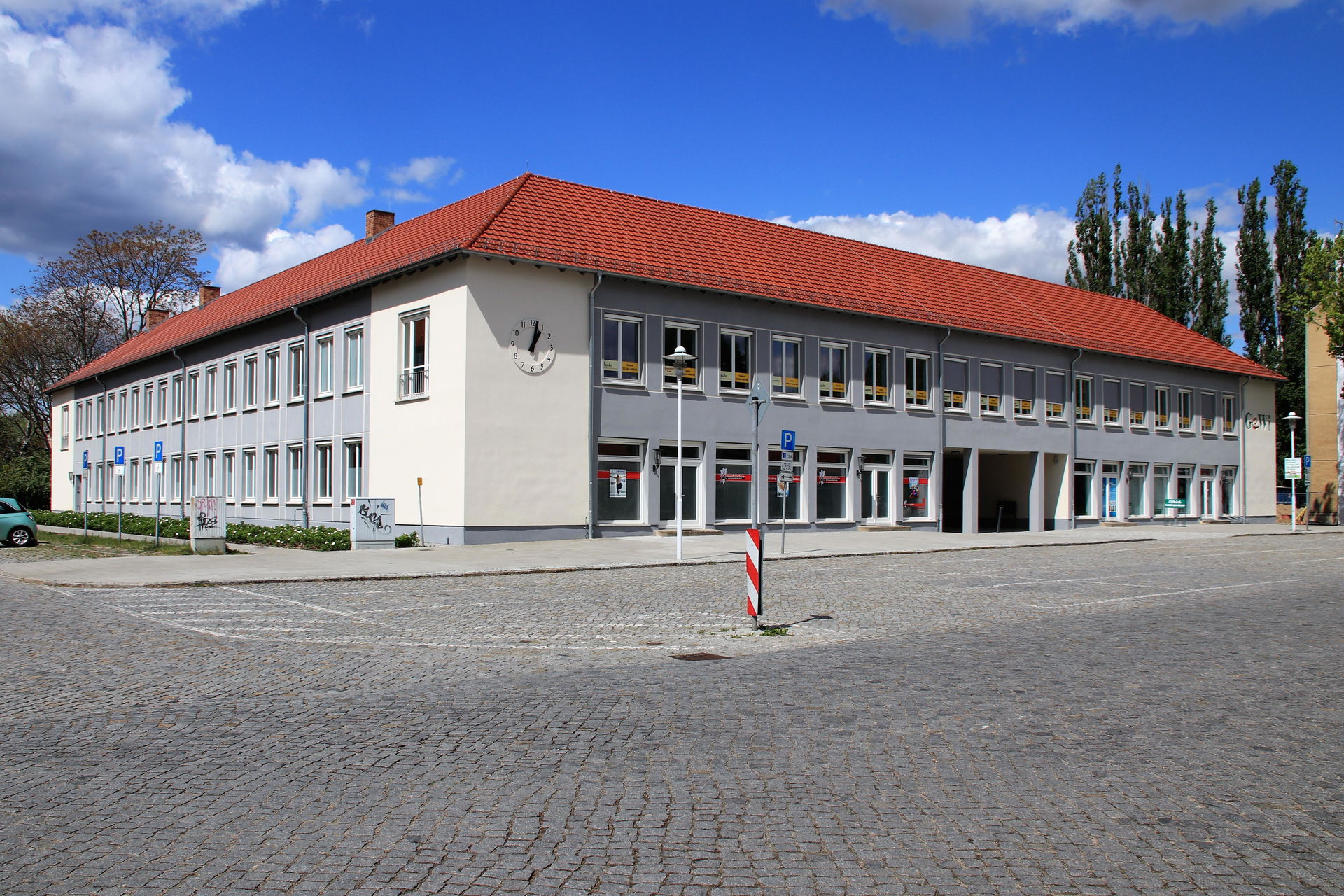 Eisenhüttenstadt, Handwerkerhof, Fritz-Heckert-Straße, nach der…