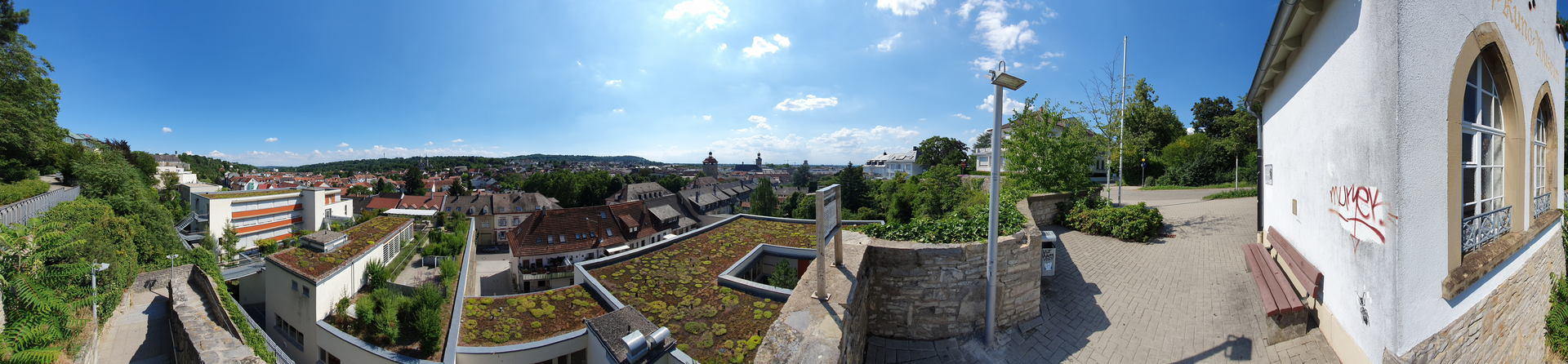 Panoramablick über die Altstadt von der Andreasstaffel/Graf-Kun…