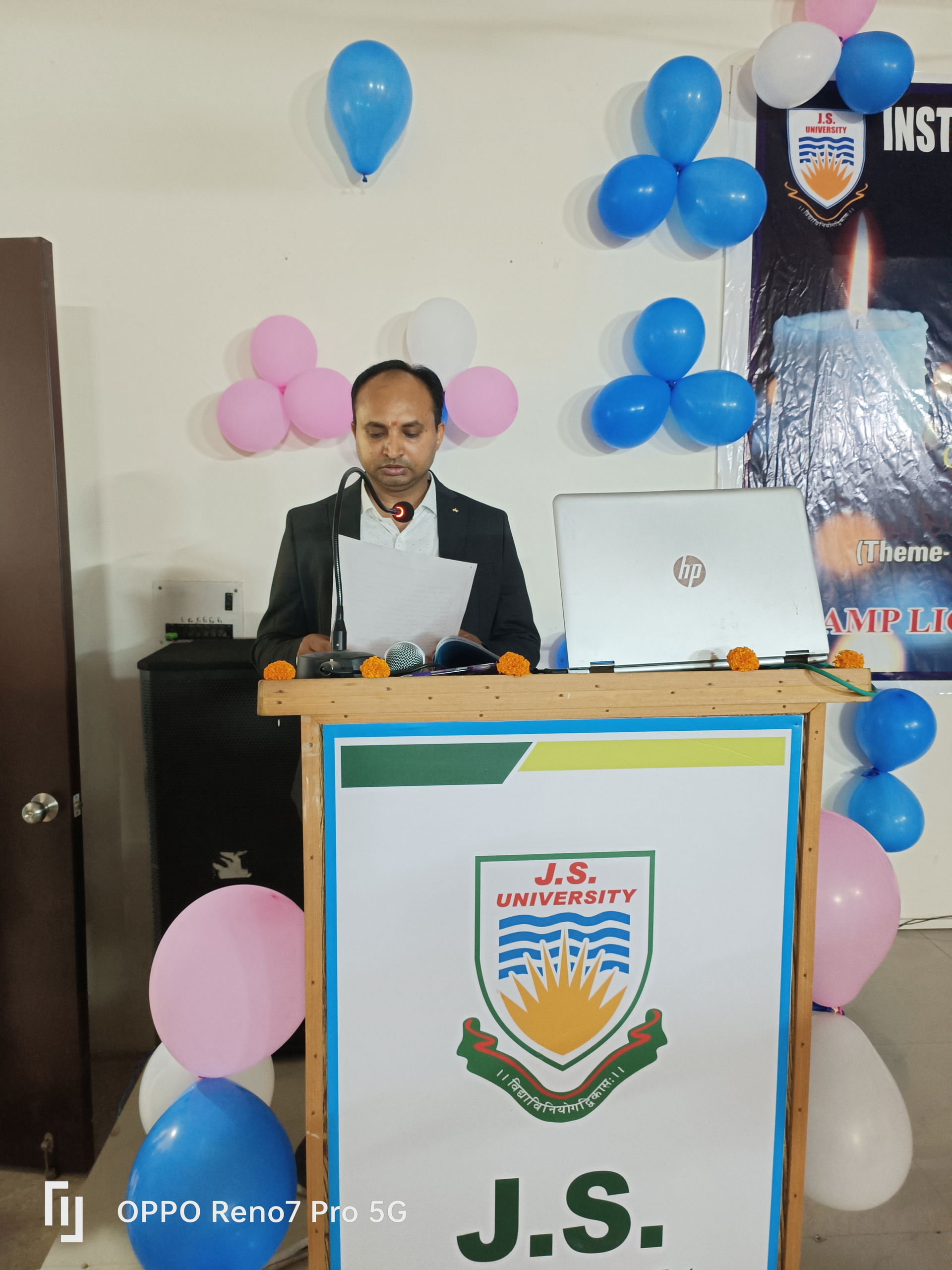 Lamp lighting ceremony at JS university