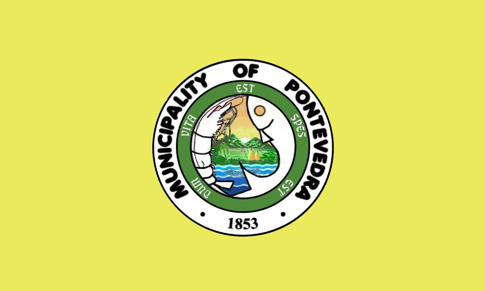 Flag of Pontevedra, Capiz