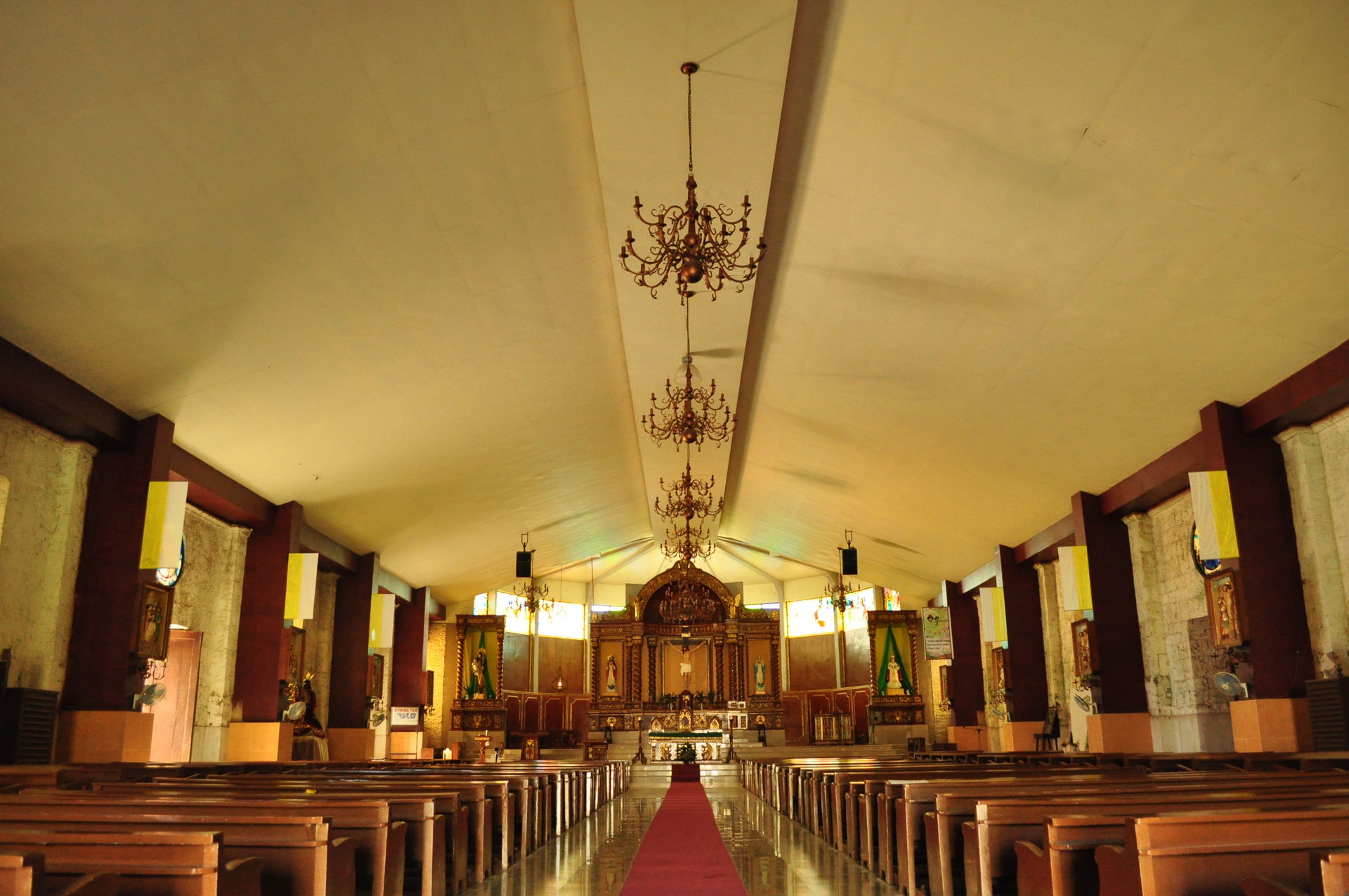 Interior of Church of Barugo, Leyte