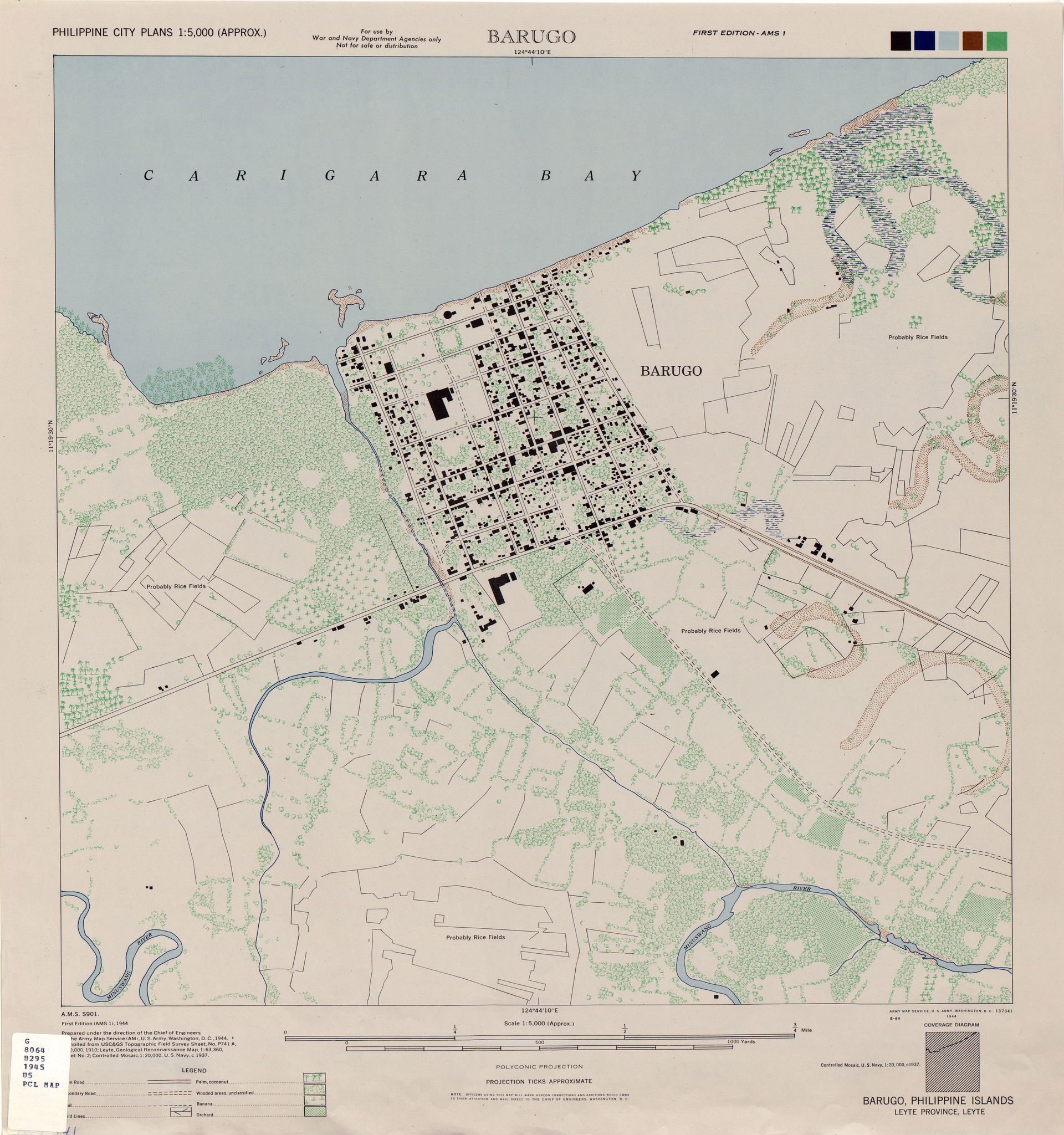 Barugo - 1:5,000 1945 (2.7MB) - Philippines City Plans, U.S. Ar…