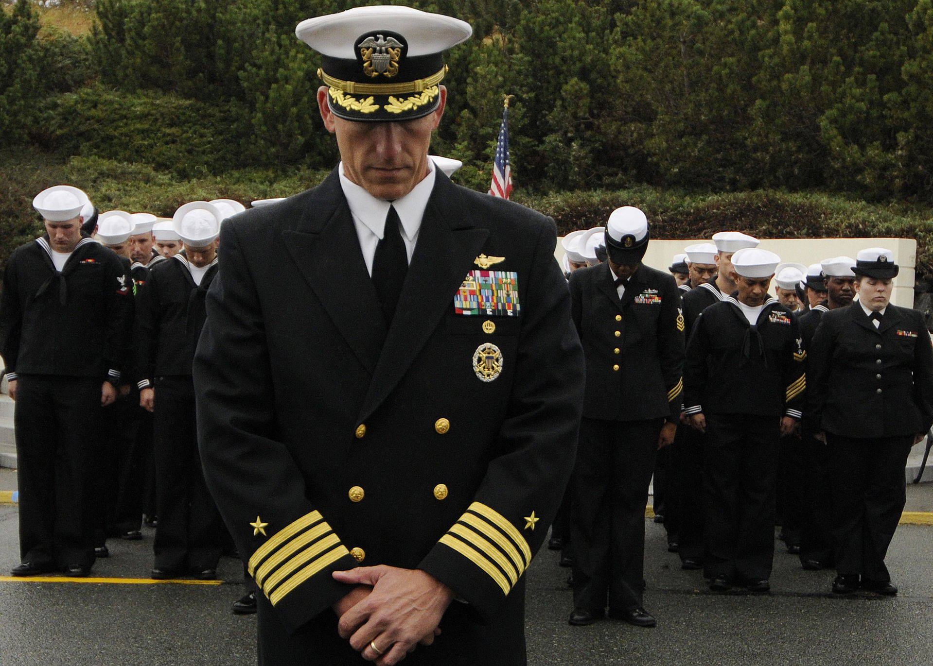 Capt. Christopher T. Phillips, executive officer of Naval Air S…