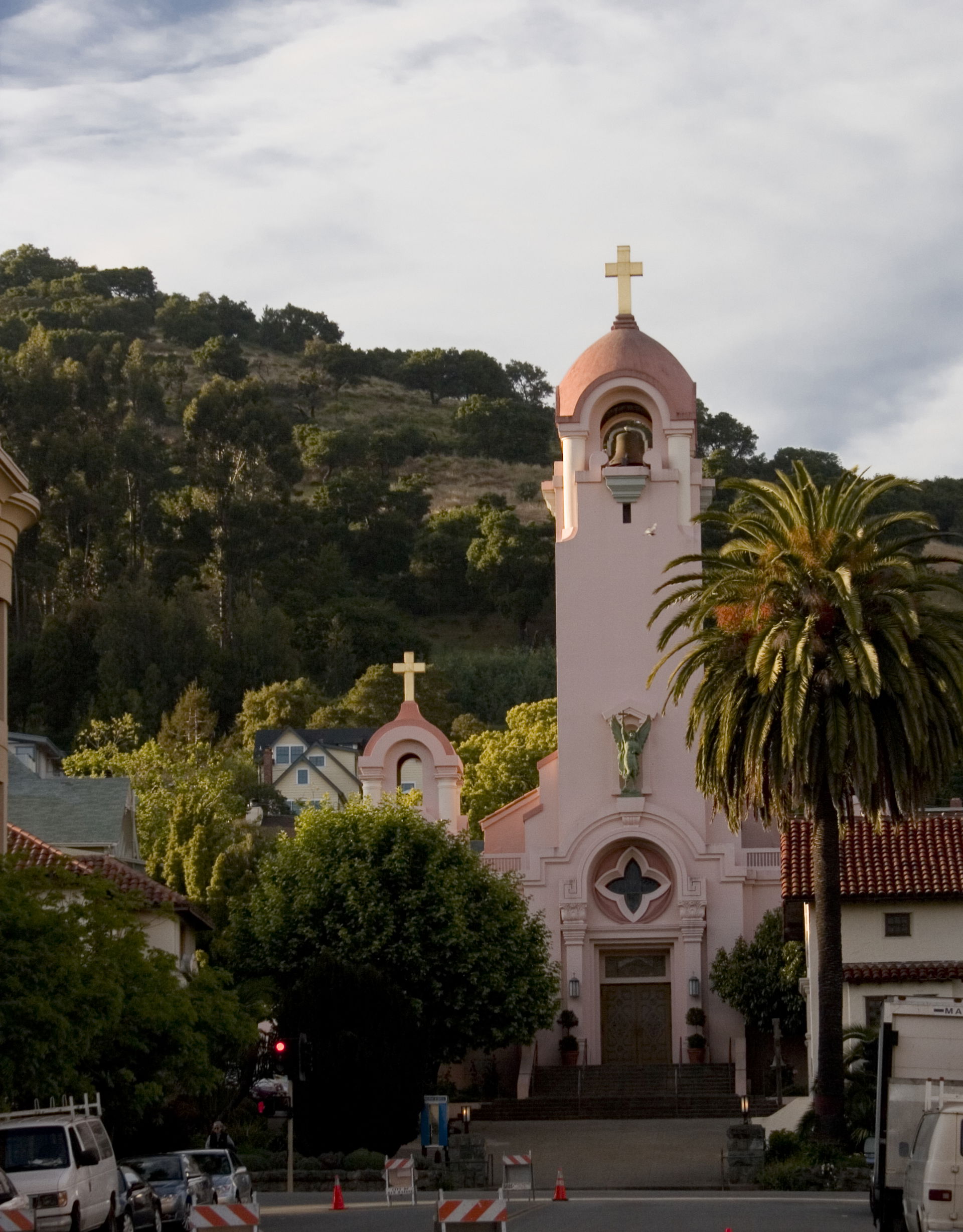 Saint Rafael Church in San Rafael taken from 4th and A streets,…