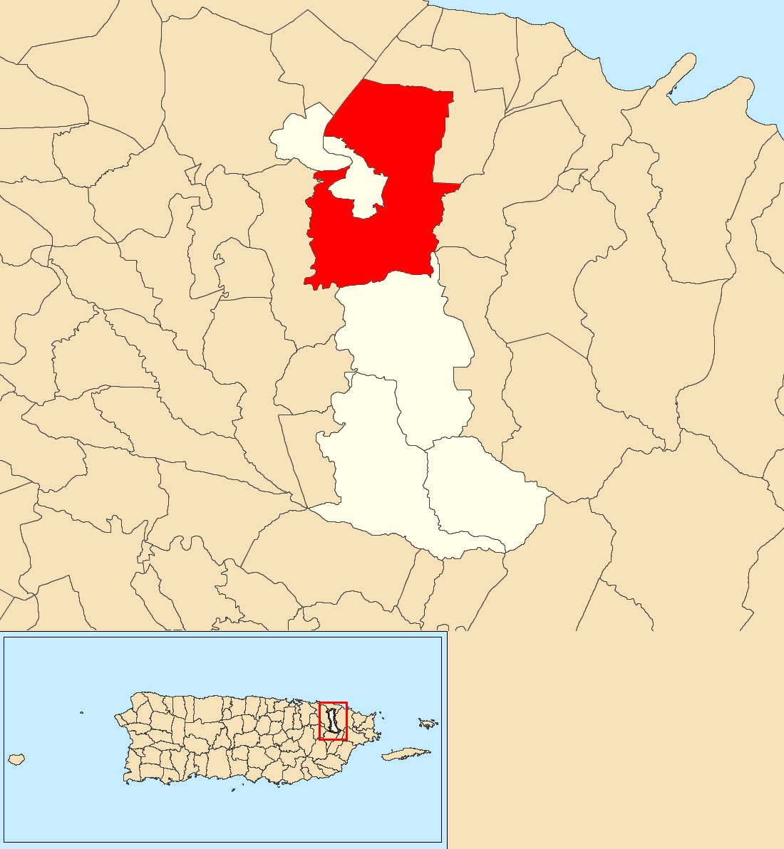 Canóvanas, Canóvanas, Puerto Rico locator map