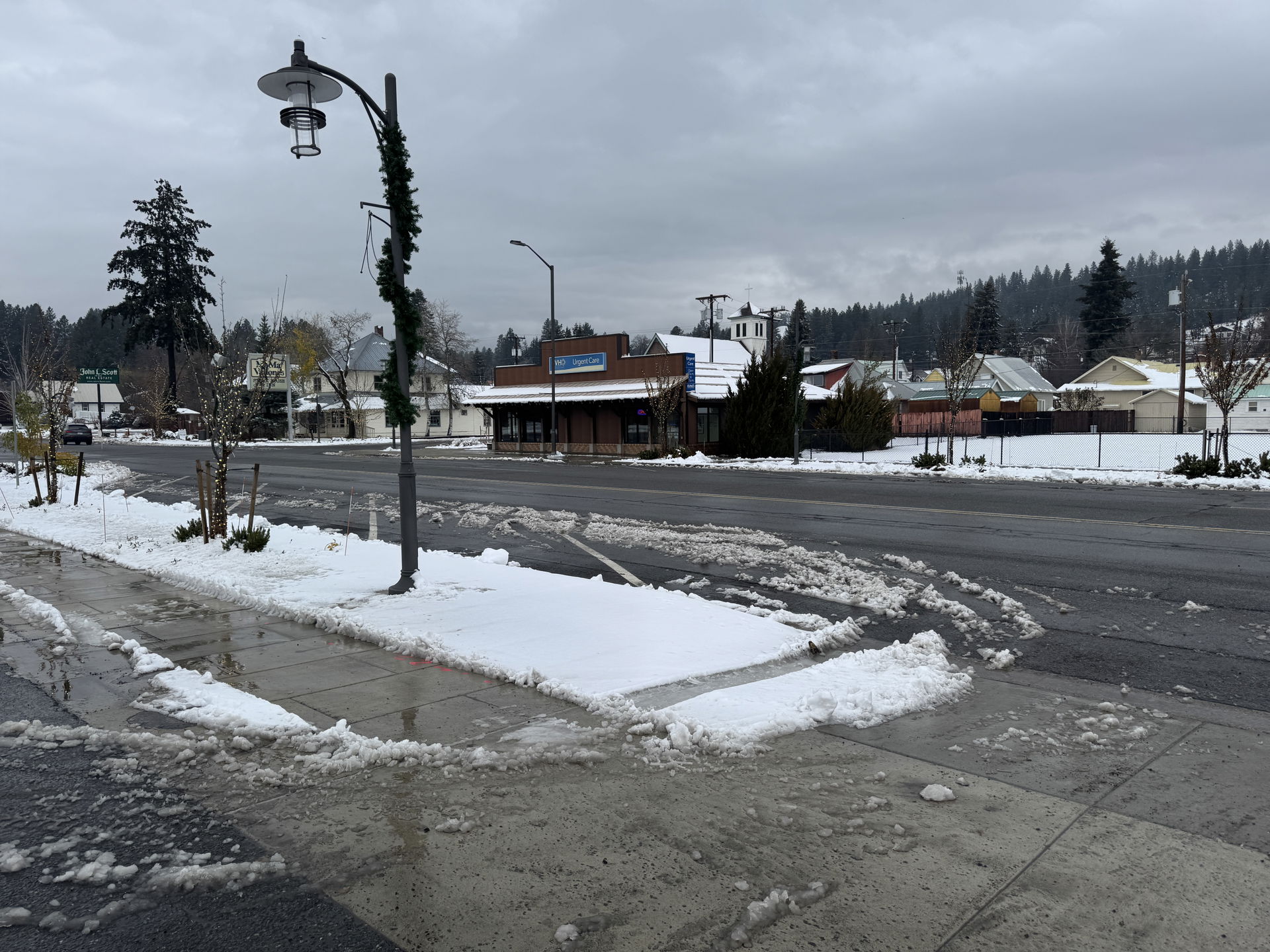 Buildings on 1st Street in Cle Elum, Washington.