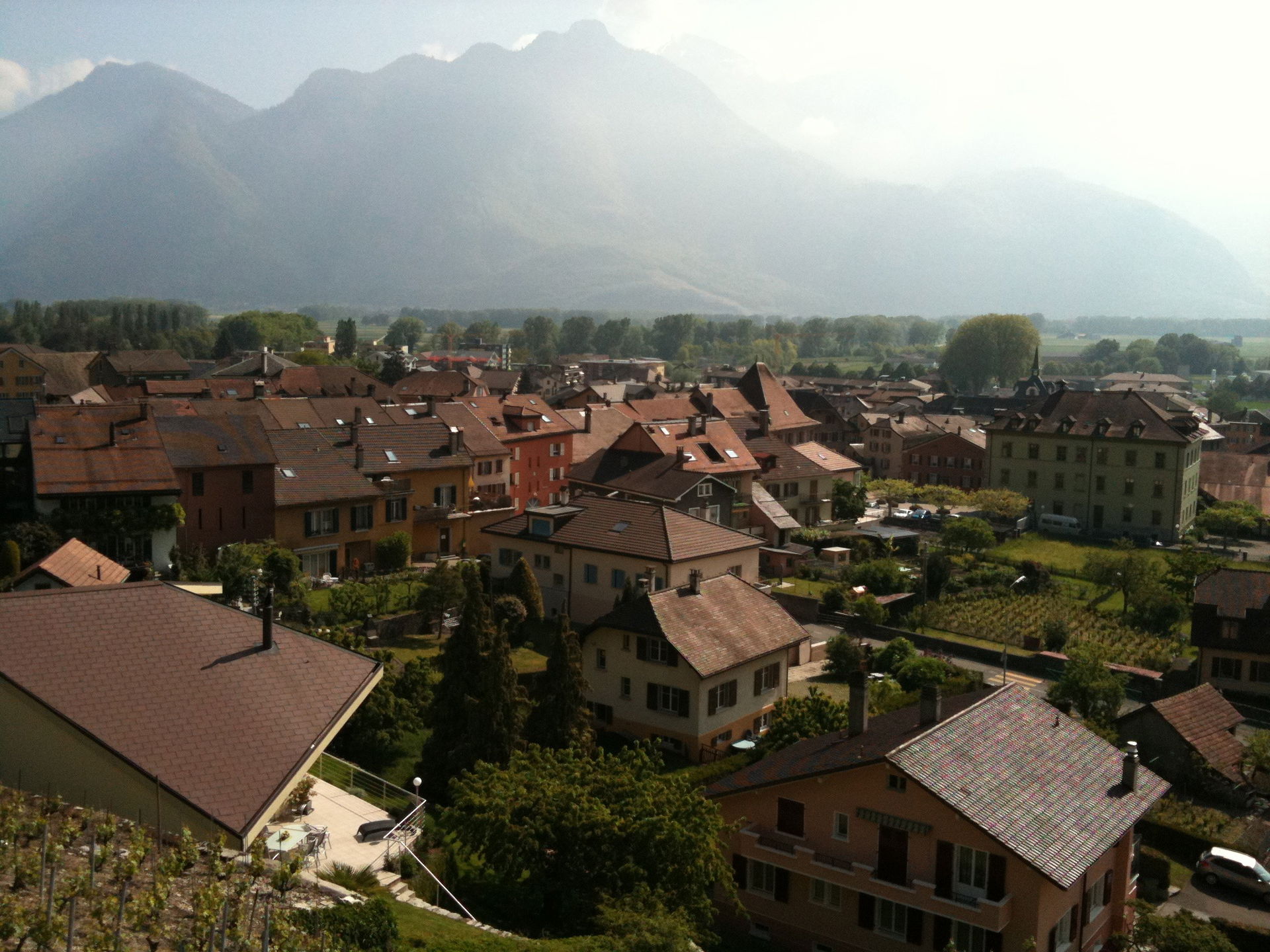 Vouvry im Kanton Wallis