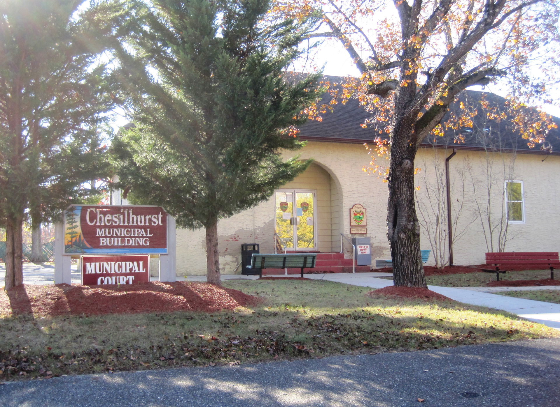 Photo of the Chesilhurst, New Jersey municipal building. Photo …