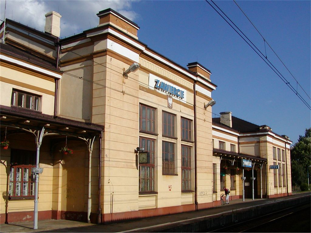 Railway station (1912), Zawiercie, Poland