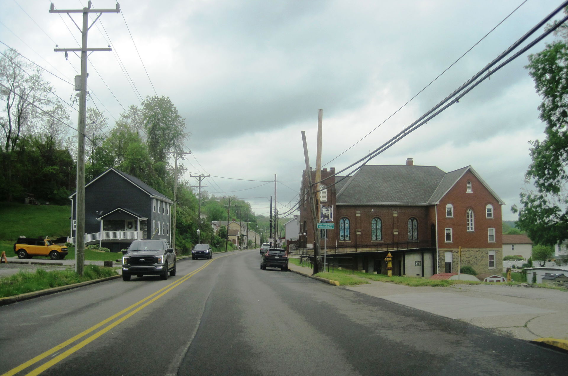 Photo of northbound Pennsylvania Route 88/PA 837 (Main Street) …