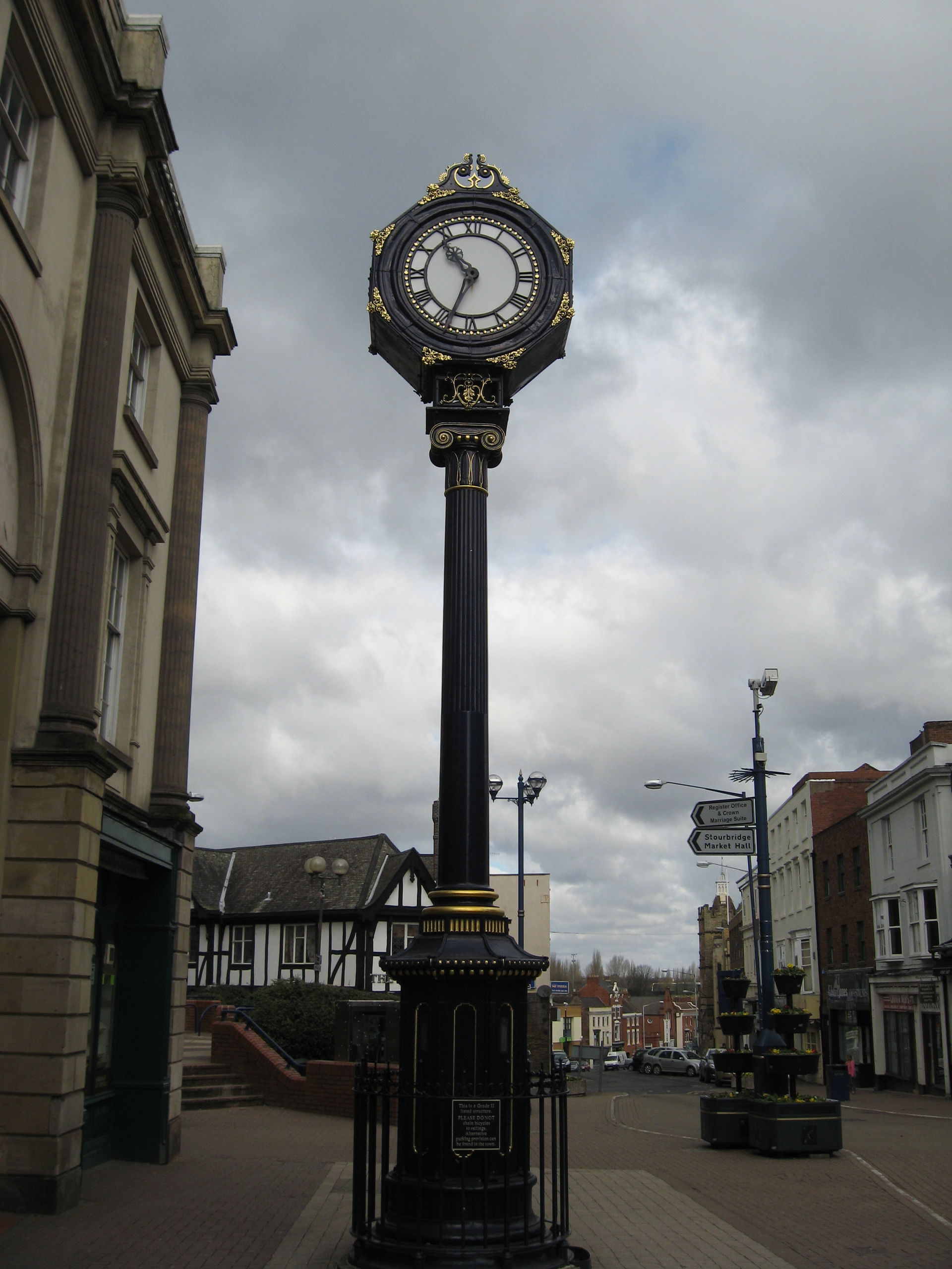 Town Clock, Stourbridge The cast iron Town Clock was made in 18…