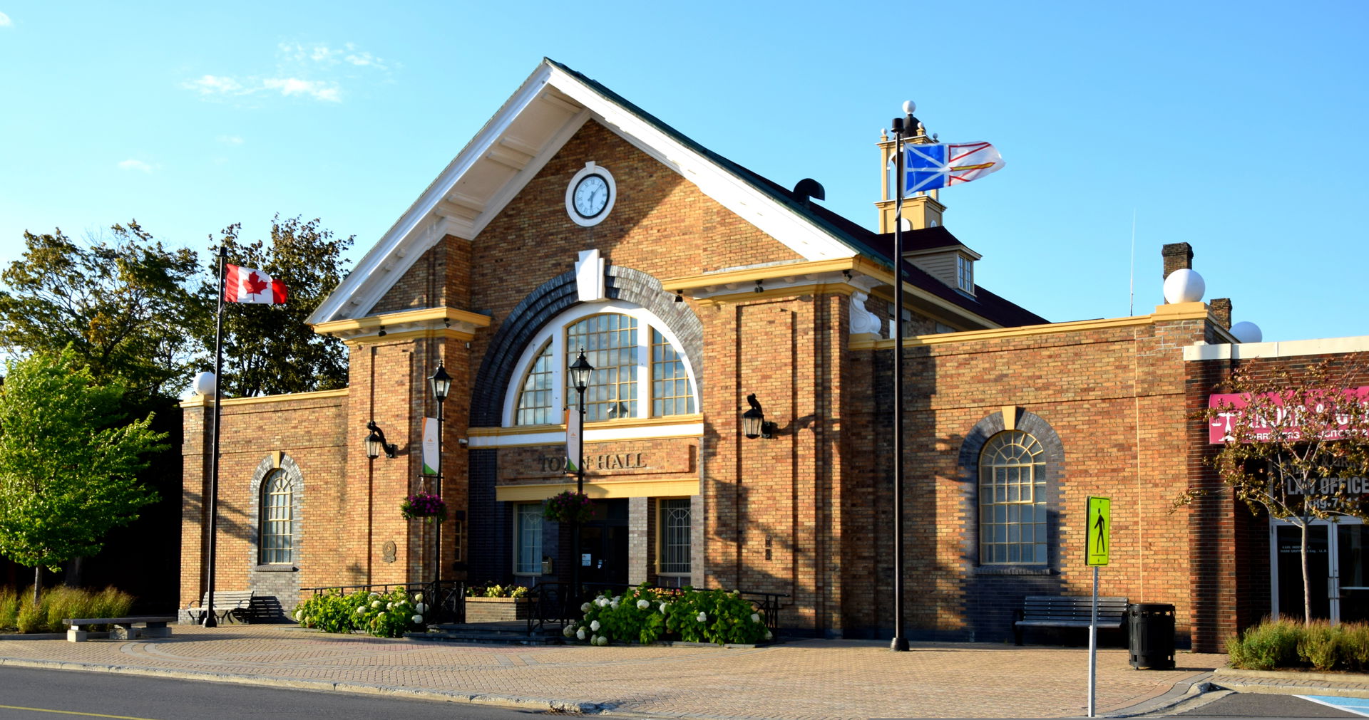 Town Hall (Harmsworth Hall) on 5 High Street in Grand Falls-Win…