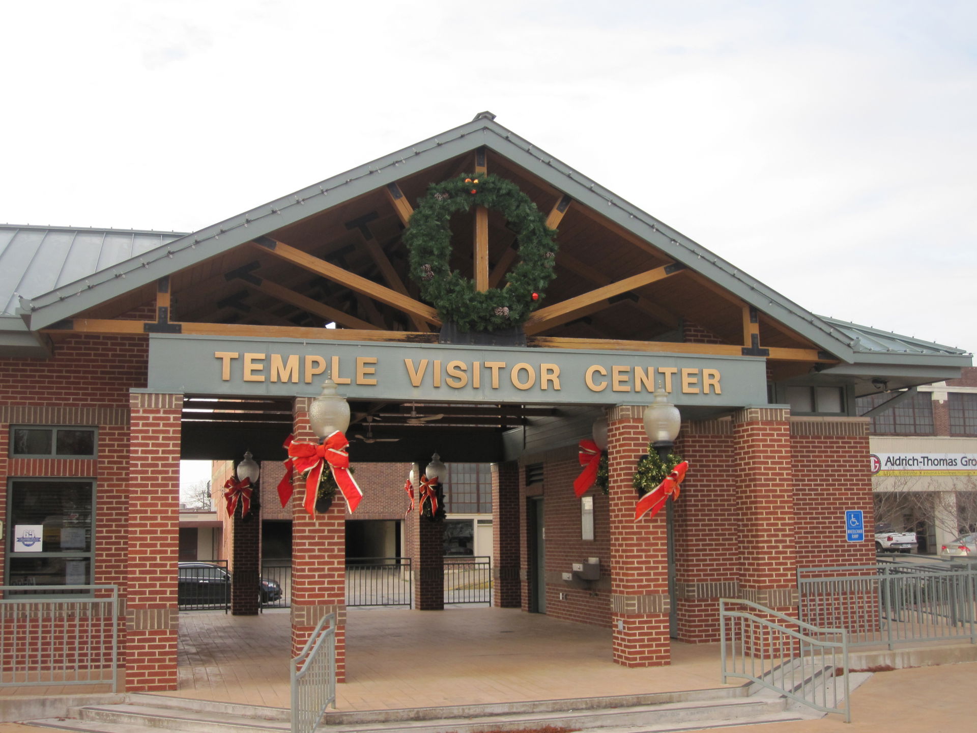 Visitor's Center in Temple, TX in historic district