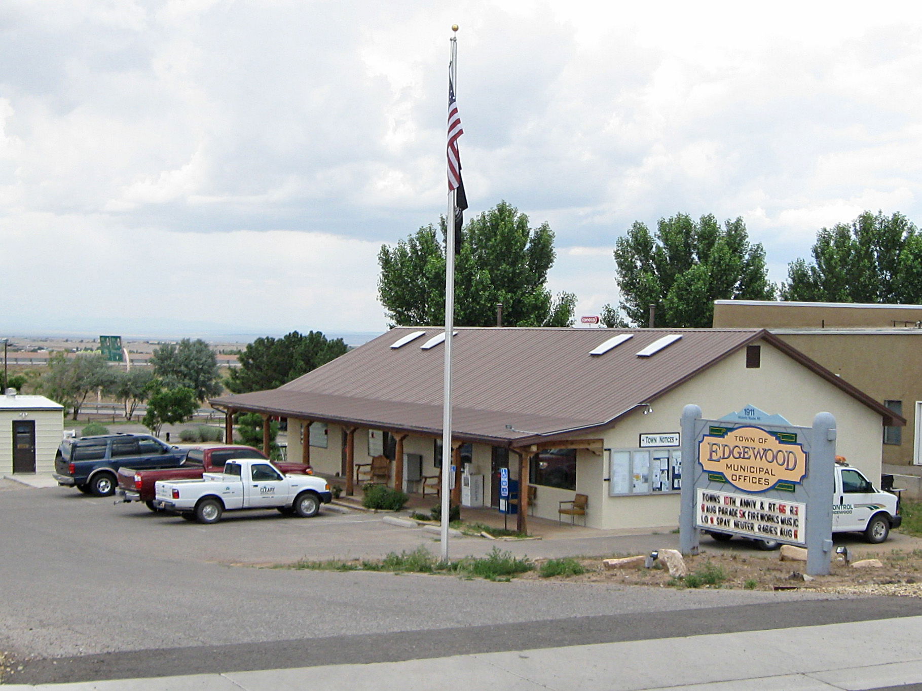 Edgewood (New Mexico) Municipal Offices, located at 1911 Histor…