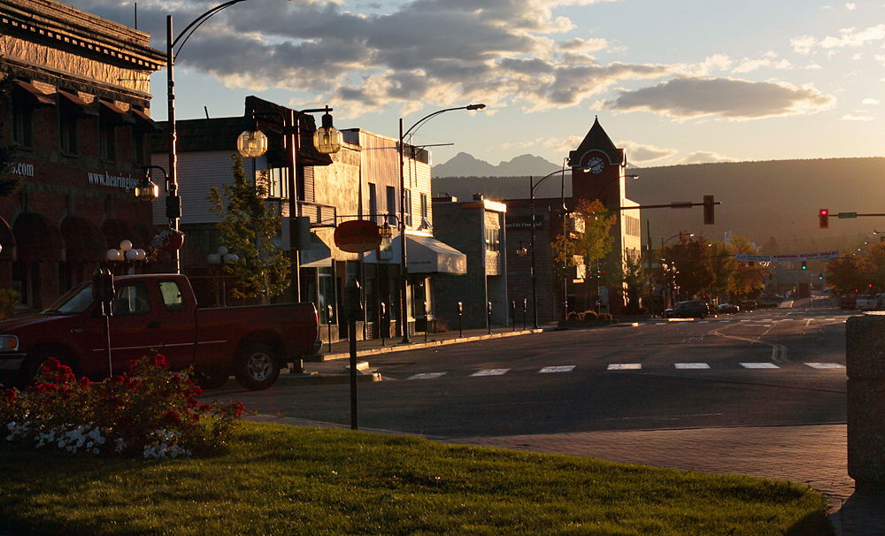 Cranbrook, BC, in the East Kootenays.