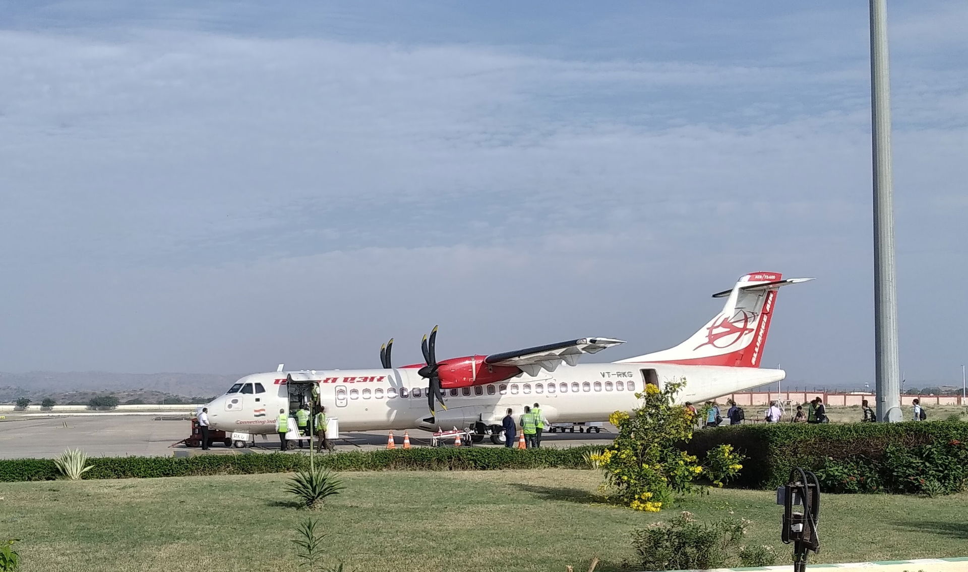 Aircraft of Alliance Air (India) at Bhuj Airport