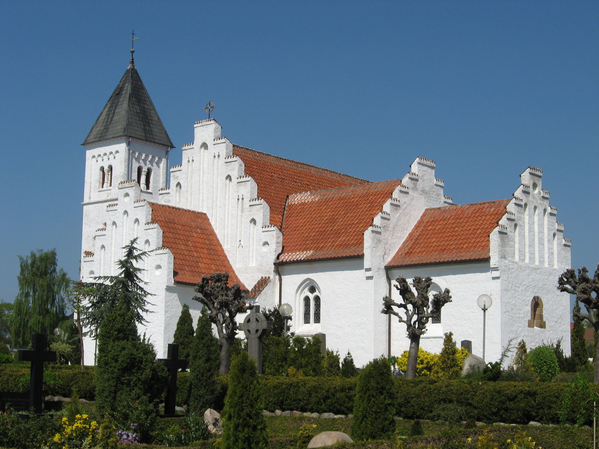 Brabrand Kirke in Brabrand Sogn in Århus Kommune, Denmark.