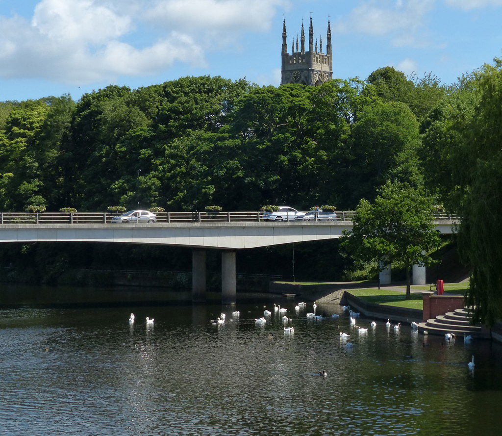 River Trent in Burton upon Trent
