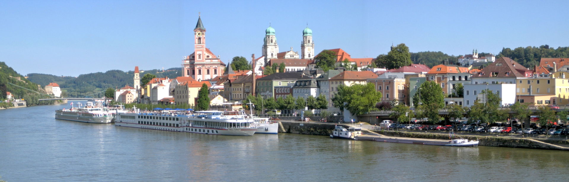 The Old Town of Passau at the Danube