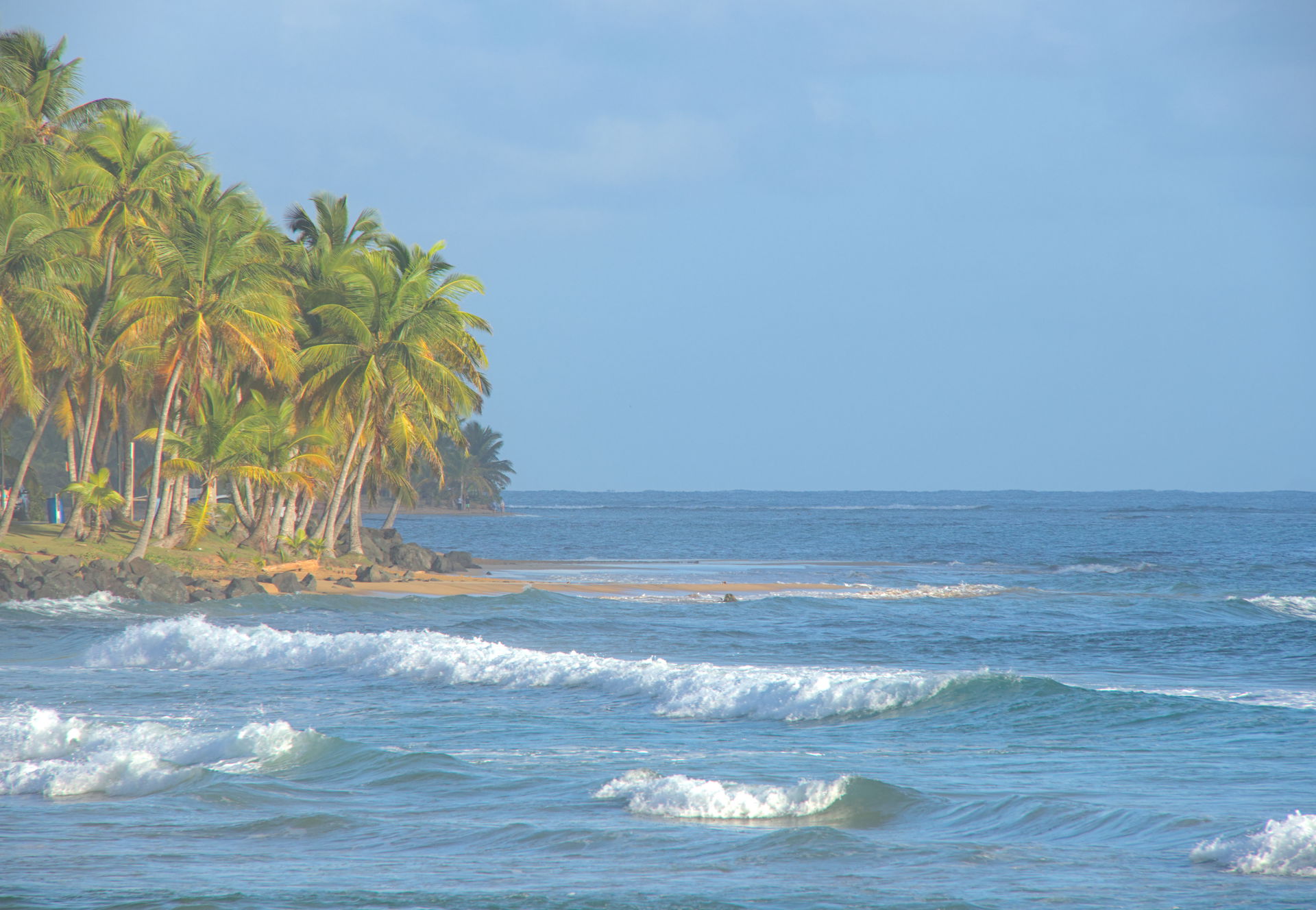 Beach in Luquillo, Puerto Rico