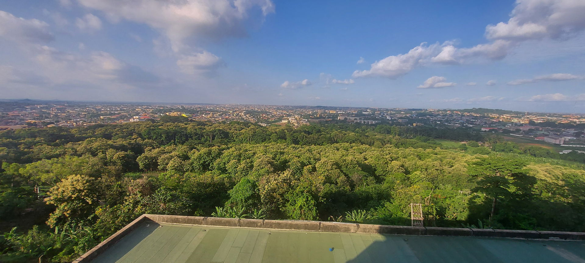 This is an aerial view of Ibadan City from Premier Hotel